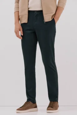 Cortefiel Pantalón chino slim fit Verde oscuro Hot