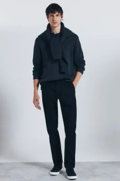 Springfield Pantalón chino slim fit negro Best