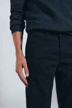 Springfield Pantalón chino slim fit negro Best