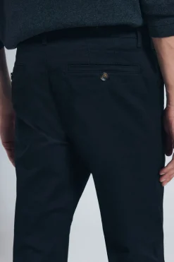 Springfield Pantalón chino slim fit negro Best