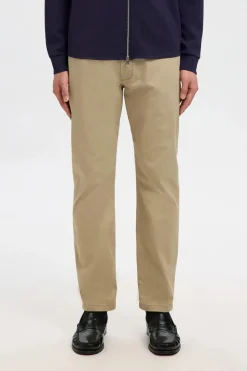 Selected Pantalón chino Slim Fit confeccionado con algodón orgánico Beige Discount