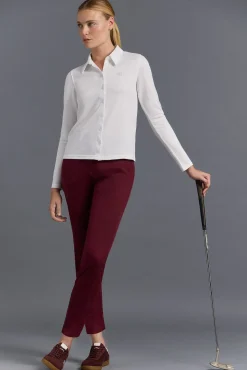 Pedro del Hierro Pantalón chino técnico golf Rojo