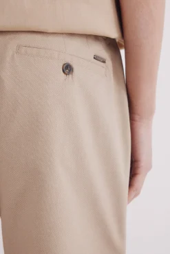 Springfield Pantalón chino vestir comfort slim fit nude