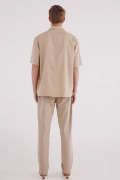 Springfield Pantalón chino vestir comfort slim fit nude