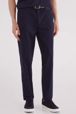 Springfield Pantalón chino vestir comfort slim fit azul Clearance
