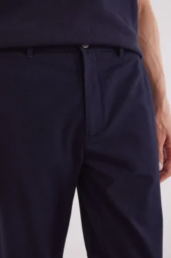 Springfield Pantalón chino vestir comfort slim fit azul Clearance