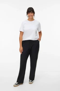 Vero Moda Curve Pantalón cintura elástica talla grande Negro