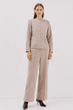 Cortefiel Pantalón comfort Beige Hot