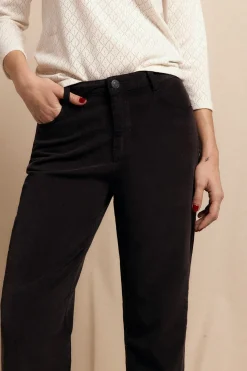 Slowlove Pantalón Corduroy Cuts Marr&oacute;n oscuro Hot