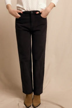 Slowlove Pantalón Corduroy Cuts Marr&oacute;n oscuro Hot