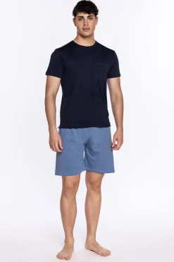 Punto Blanco Pantalón corto goma vista, Basix azul New