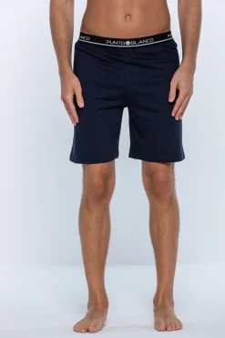 Punto Blanco Pantalón corto hombre azul Sale