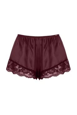 Dorina Pantalón corto satinado Lyra rojo Sale