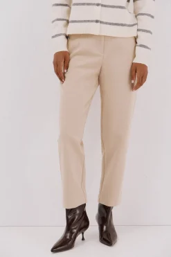 Cortefiel Pantalón cremalleras Beige Hot