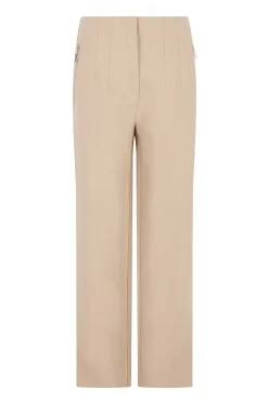 Cortefiel Pantalón cremalleras Beige Hot