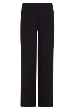 Cortefiel Pantalón cremalleras Negro
