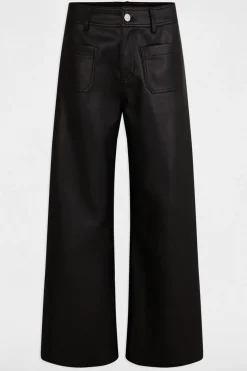 Morgan Pantalón cuero sintético Negro