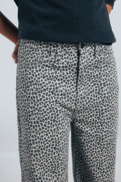 Springfield Kids Pantalón culotte animal print niña beige Clearance