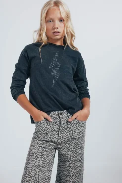 Springfield Kids Pantalón culotte animal print niña beige Clearance