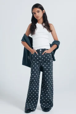 Springfield Kids Pantalón culotte margaritas niña gris Online