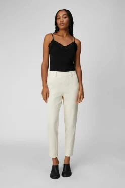 Object Pantalón de corte recto Beige Sale