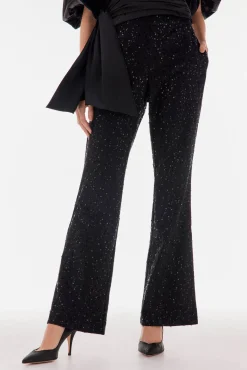 TFP by Tamara Falcó Pantalón de lentejuelas Negro Best