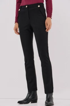 Cortefiel Pantalón de mujer de punto Negro Discount