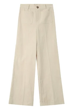 Grace & Mila Pantalón de pana Blanco Discount