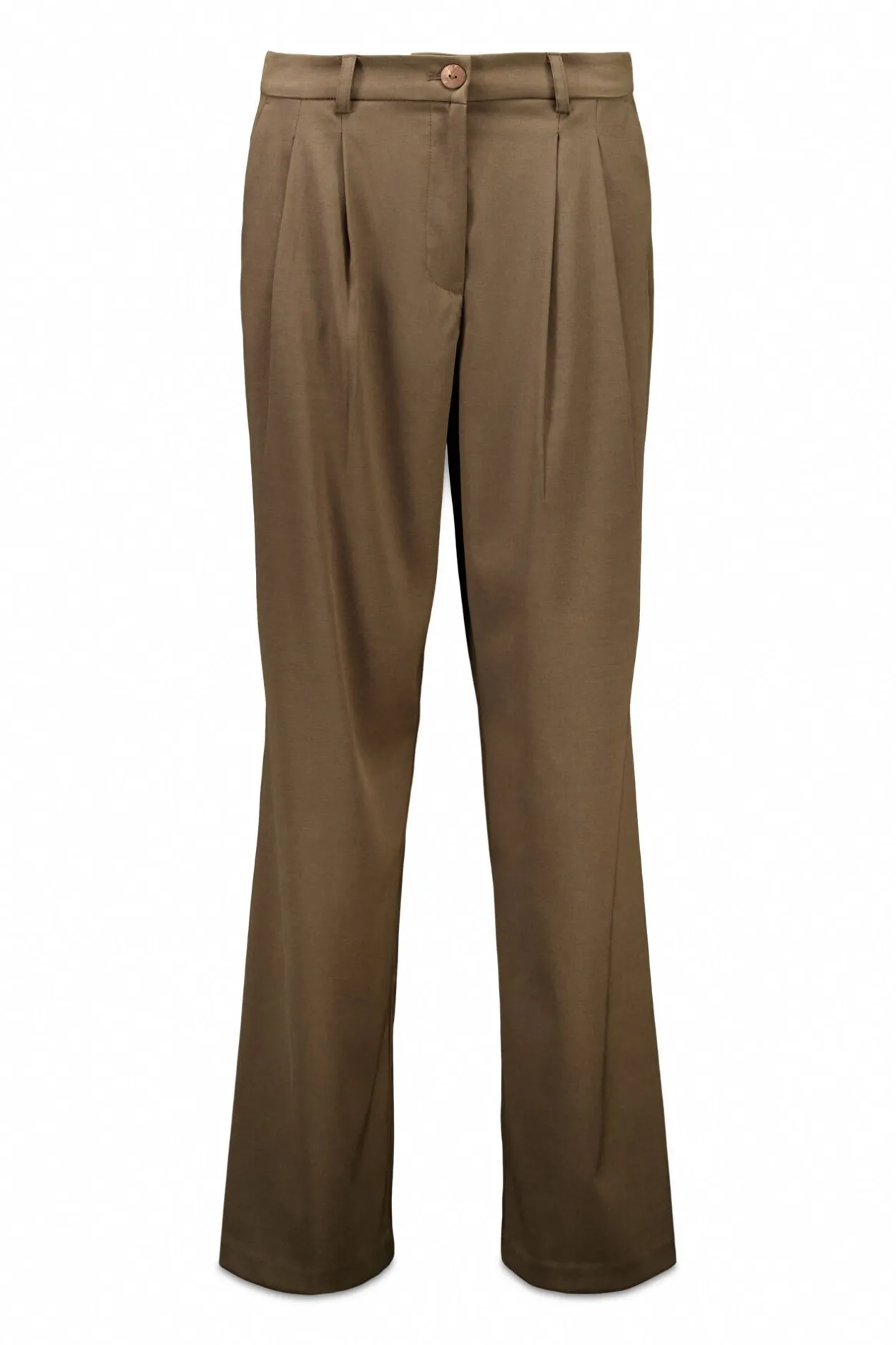 Slowlove Pantalón de pinzas Marrón Discount