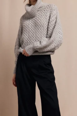 Slowlove Pantalón de pinzas Negro Hot