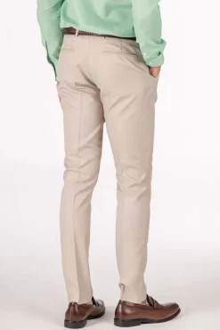 Celopman Pantalón de Traje blanco New