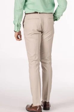 Celopman Pantalón de Traje blanco New