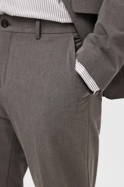 Selected Pantalón de traje slim fit Gris Online