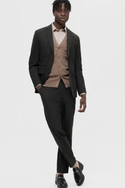 Selected Pantalón de traje Slim Fit Verde Online