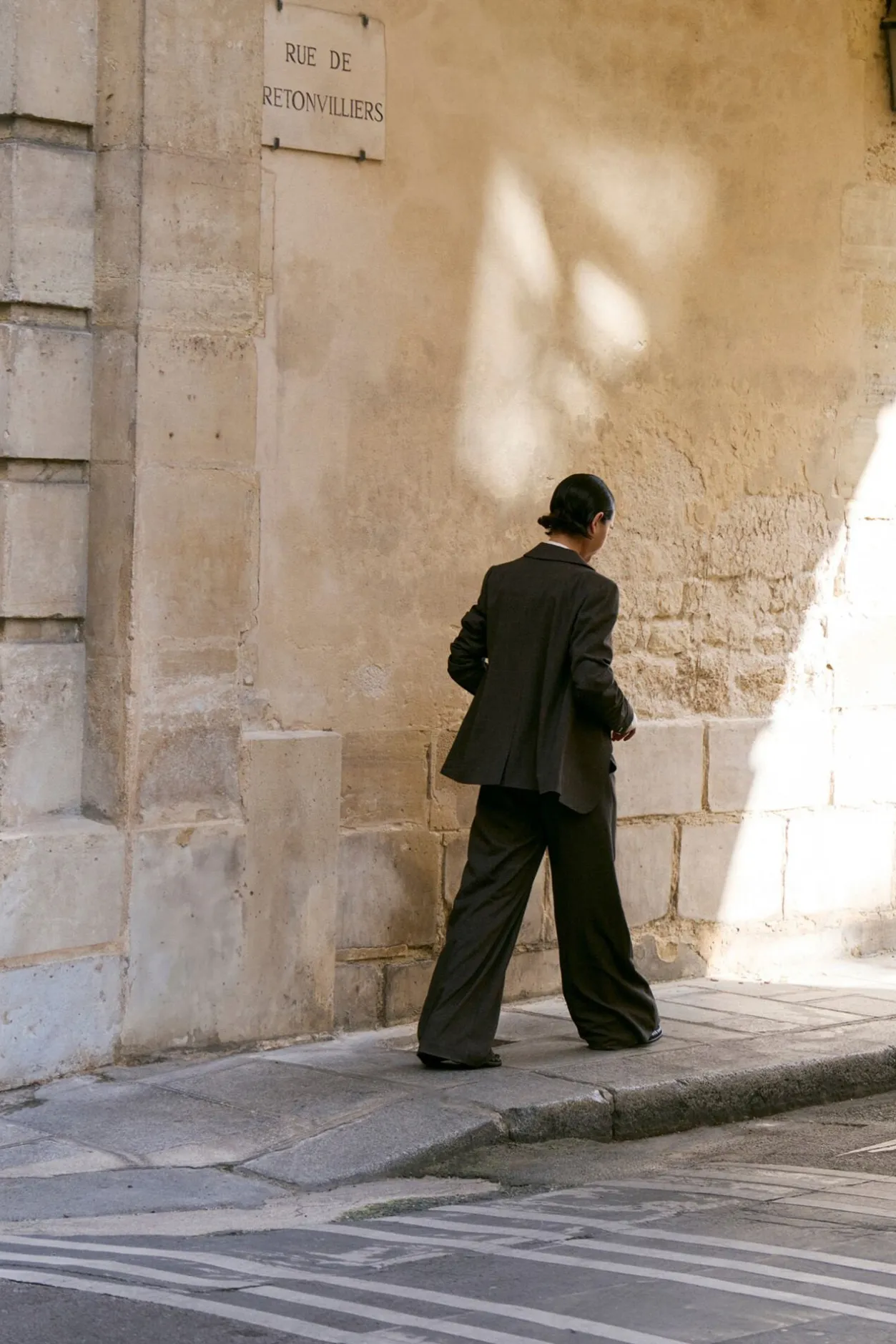 Vila Pantalón de vestir con cuadros Marrón Discount