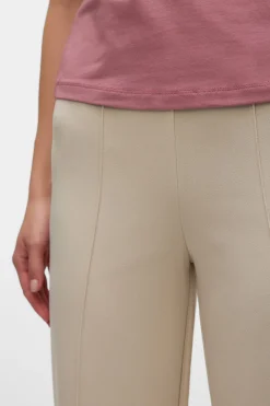 Vero Moda Pantalón de vestir elástico Beige Online