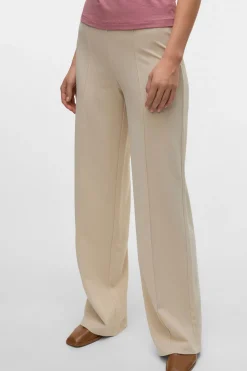 Vero Moda Pantalón de vestir elástico Beige Online