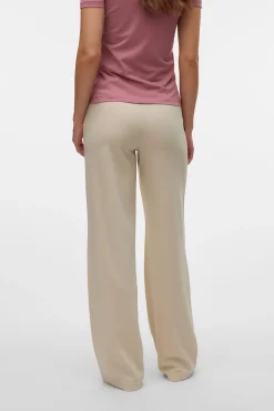 Vero Moda Pantalón de vestir elástico Beige Clearance