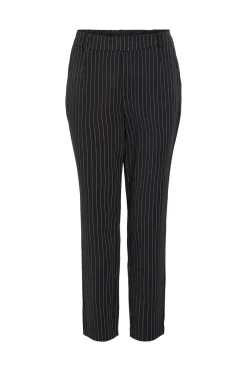 Vila Pantalón de vestir slim fit Negro Best