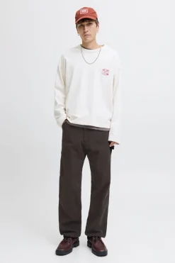 Jack & Jones Pantalón denim cargo negro Best