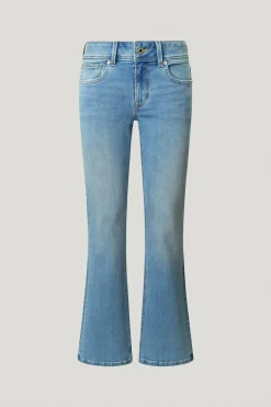 Pepe Jeans Pantalón denim flare tiro bajo Pimlico azul Online