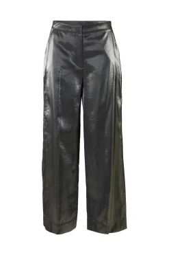 Selected Pantalón efecto metalizado Negro Sale