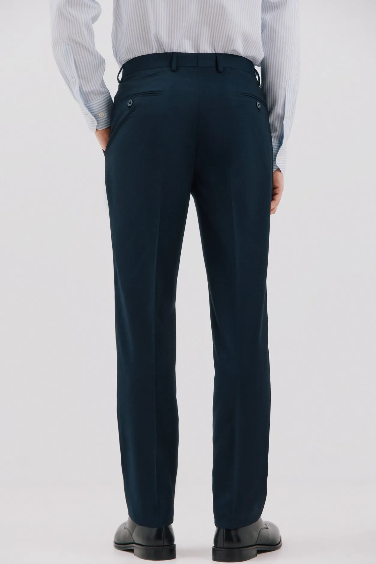 Cortefiel Pantalón estructura serie XXI Azul marino New