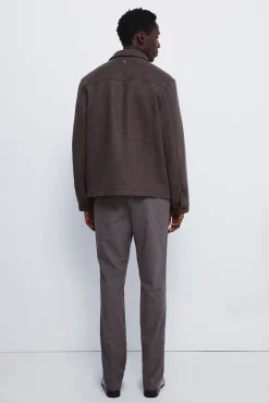 Springfield Pantalón estructura vigoré slim fit estampado