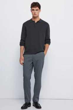 Springfield Pantalón estructura vigoré slim fit gris Best