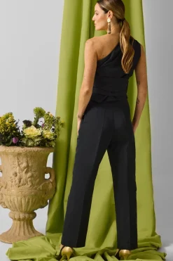 Silbon Pantalón event collection tafeta Negro Online