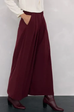 Pedro del Hierro Pantalón falda Burdeos Discount