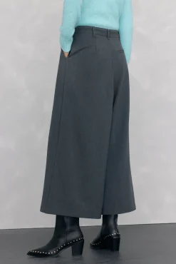 Pedro del Hierro Pantalón falda Gris Clearance