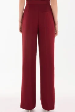 TFP by Tamara Falcó Pantalón flare Burdeos Clearance