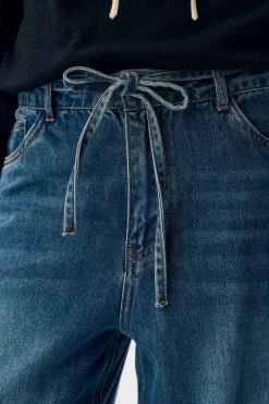 Object Pantalón fluido tencel Azul Discount